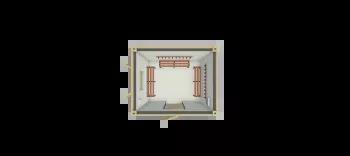 Algeco Anti Vandal Changing Room 10x8 floor plan