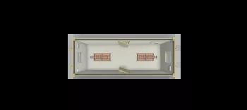 Algeco Site Accommodation 24x9 Floor Plan