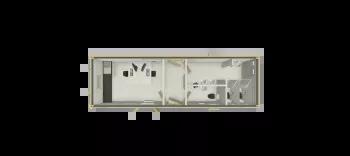 Algeco Site Accommodation 32x10 Canteen & Office & Toilet Floor Plan