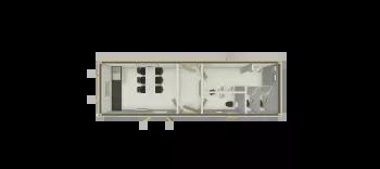 Algeco Site Accommodation Canteen and Toilet 32x10 Floorplan
