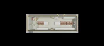 Algeco Site Accommodation 32x10 Changing room and Shower Floor Plan