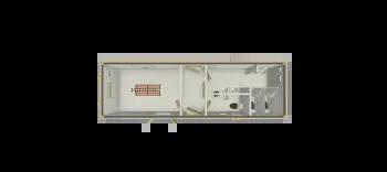 Algeco Site Accommodation 32x10 Changing room and Toilet Floorplan
