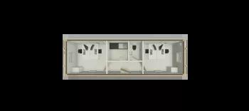 Algeco Site Accommodation 32x10 Office and Kitchen Floor Plan