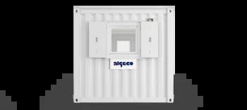 Algeco Site Accommodation 24x9 Front Open Window