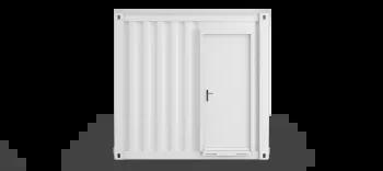 Algeco Site Accommodation 24x9 Toilet Front Closed Door