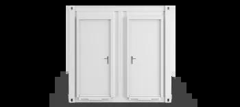 Algeco site Accommodation Front View