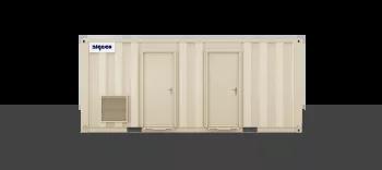 Algeco Static Welfare unit 20x9 Front closed door