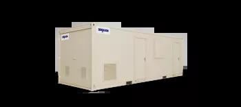 Algeco Welfare unit 25x9 Side angle view