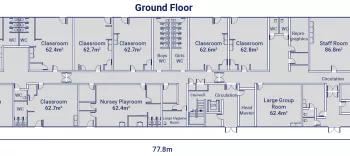 Algeco Large Primary School Building - Ground Floorplan
