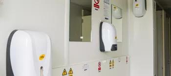 Algeco, in partnership with PHS - the UK’s leading hygiene services provider. With that washroom facilities must go beyond just toilets and sinks