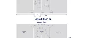 Two-Storey Four Classroom Building with Toilets