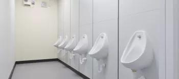 Individual Urinal with waterless Mushroom cartridge