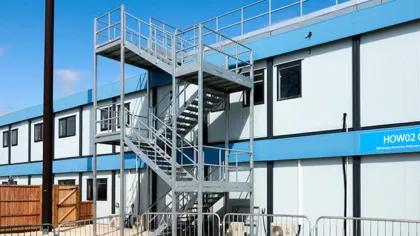 External Temporary Staircase