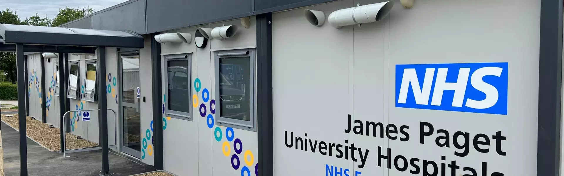 James Paget University Hospital specified Algeco modular hire solution |  Algeco