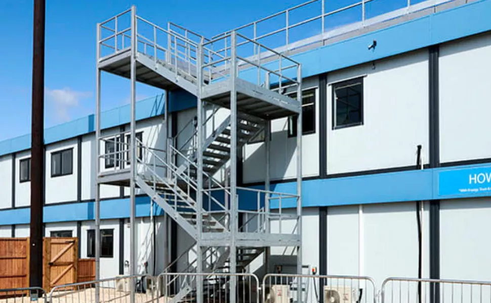 External Temporary Staircase