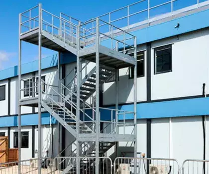External Temporary Staircase