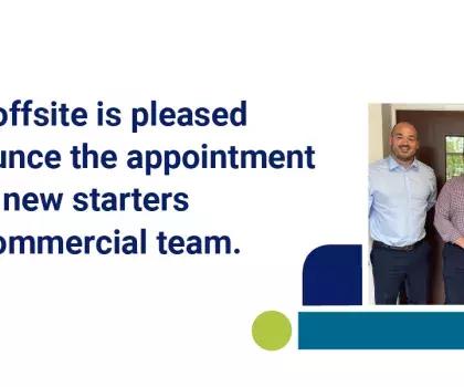 Algeco offsite is pleased to announce the appointment of three new starters to the commercial team. 