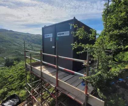 container on mount Snowden