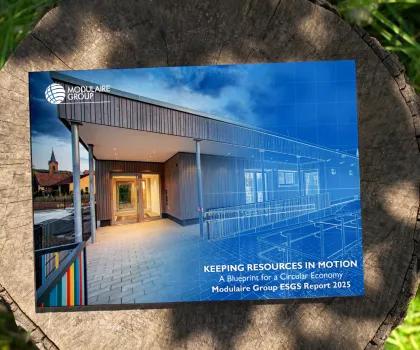 Modulaire Group has published its 2025 ESGS Report - Keeping Resources in Motion: A Blueprint for a Circular Economy