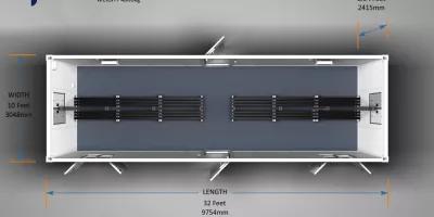Algeco Changing Room Layout