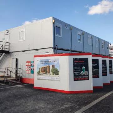 site accommodation for construction project