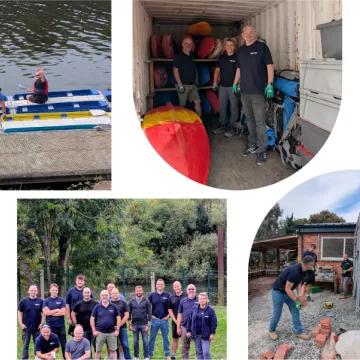 Some of our senior team members recently swapped the world of modular buildings for an afternoon of volunteering in aid of 5th Worcester Sea Scouts.