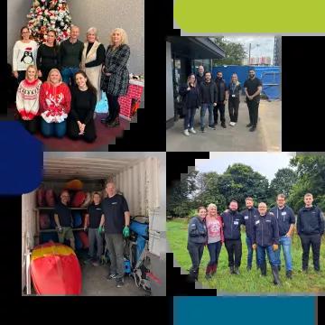 The Algeco team have the opportunity to volunteer at charities or communities to give their time to help cause close to their heart