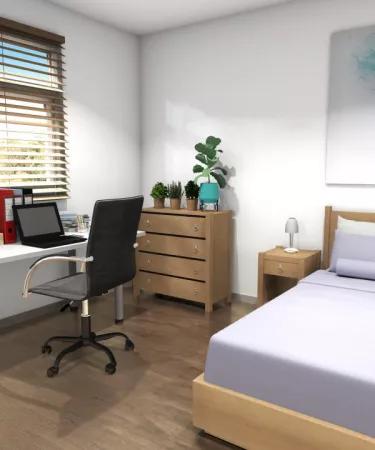 Bedroom in Modular Social Infrastructure