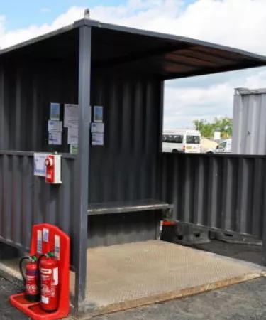 Temporary Smoking Shelter