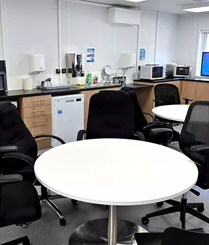 Modular building canteen