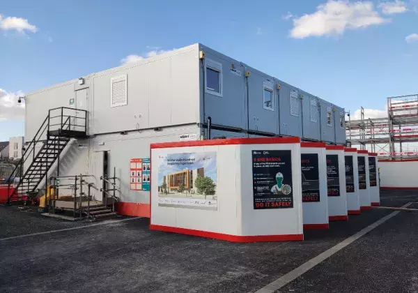 site accommodation for construction project