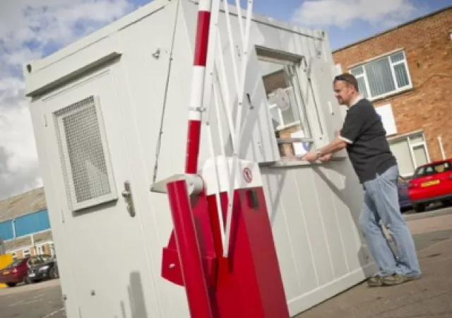 Portable Security Gatehouse Building
