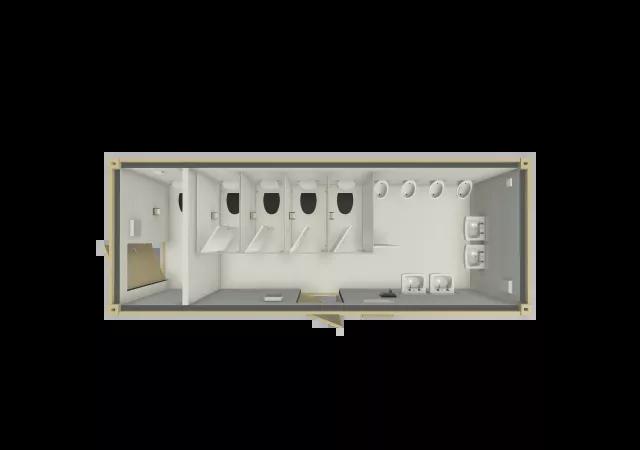 Algeco Site Accommodation 24x9 Toilet Floor Plan
