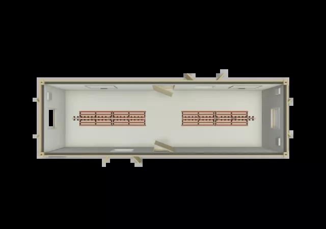 Algeco Site Accommodation 32x10 Changing Room Floor Plan