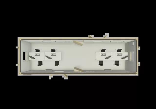 Algeco Site Accommodation 32x10 Office Floor Plan
