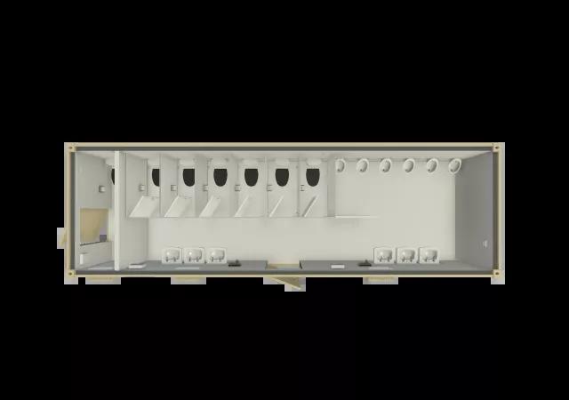 Algeco Site Accommodation 32x10 toilet Floor Plan