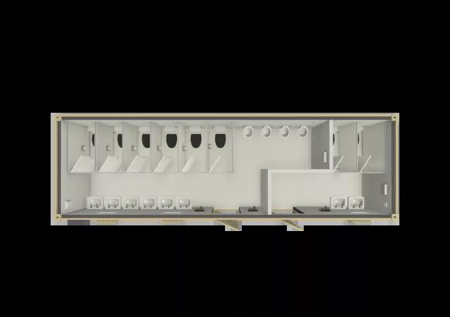 Algeco Site Accommodation 32x10 Mixed Toilet Floor Plan