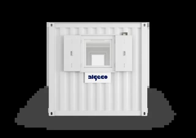 Algeco Site Accommodation 24x9 Front Open Window