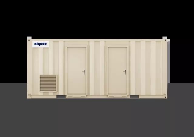 Algeco Static Welfare unit 20x9 Front closed door