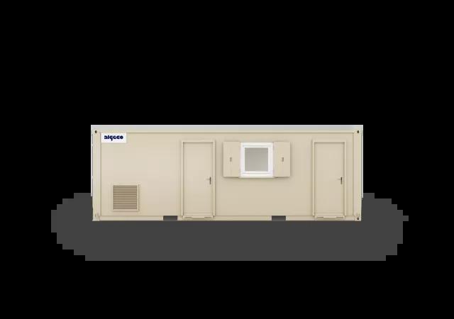 Algeco Welfare unit 25x9 Side Closed Door