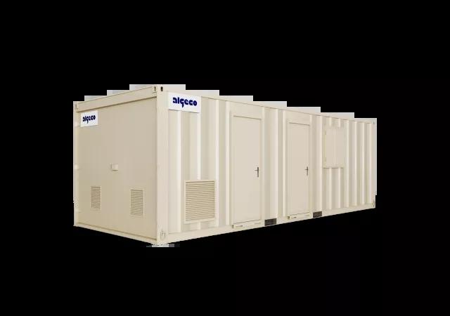 Algeco Static Welfare unit 26x10 Side view angle