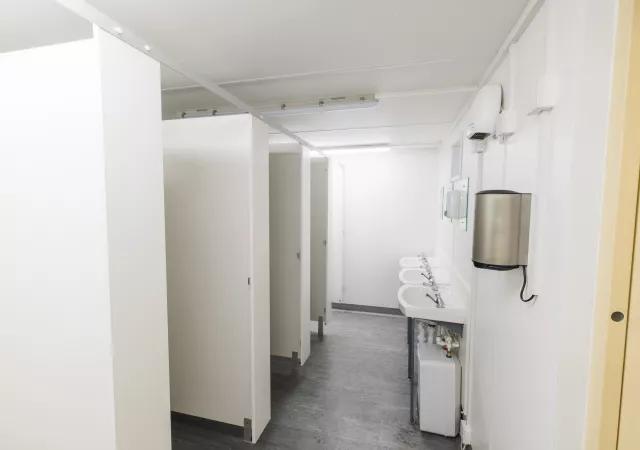 Internal view of Algeco Anti Vandal Site Accommodation Toilet