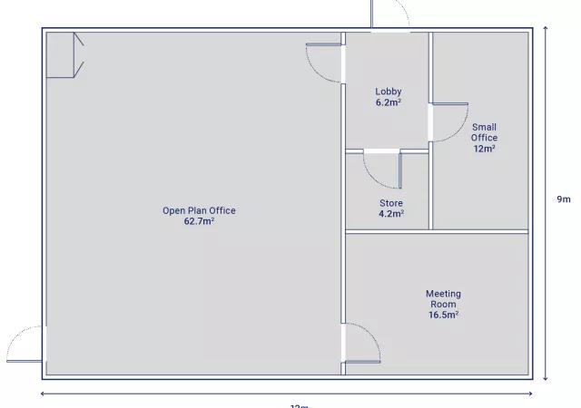 Single Storey Office Building Floor Plan