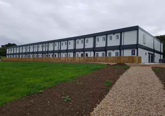 Algeco Single-Storey Office and Welfare Building External View