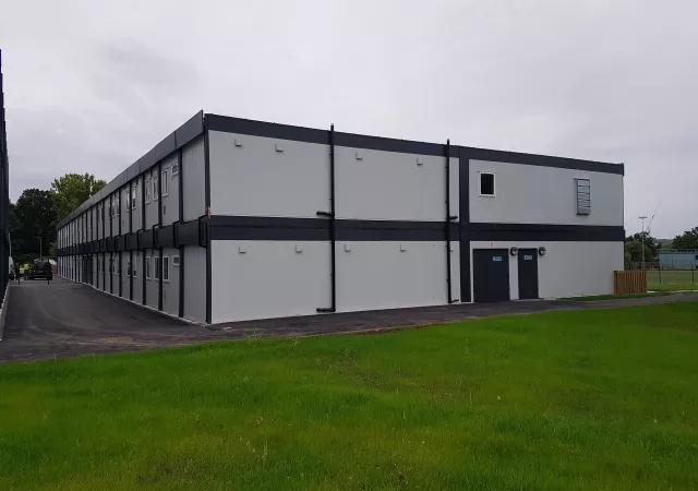 Algeco Single-Storey Office and Welfare Building External View