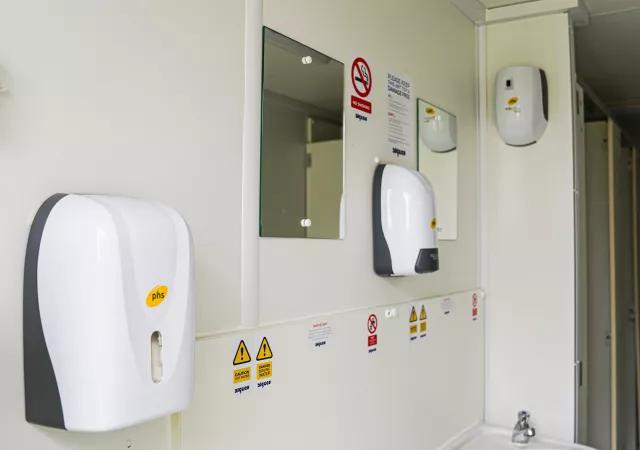 Algeco, in partnership with PHS - the UK’s leading hygiene services provider. With that washroom facilities must go beyond just toilets and sinks