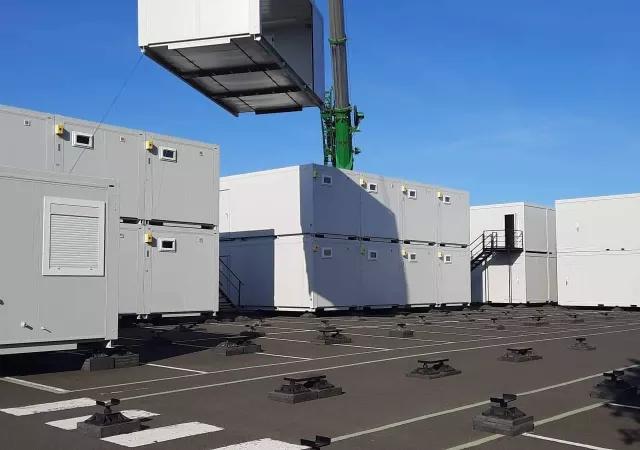 JackPad - Reusable Foundations Pads working inline with Algeco UK Site Accommodation
