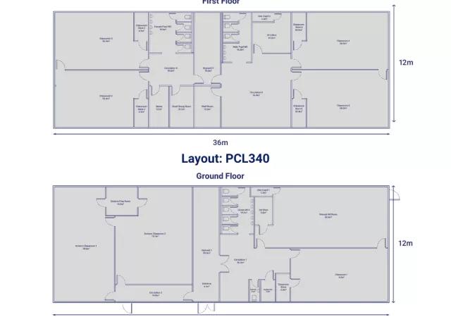 Large Two Storey Eight Classroom Block
