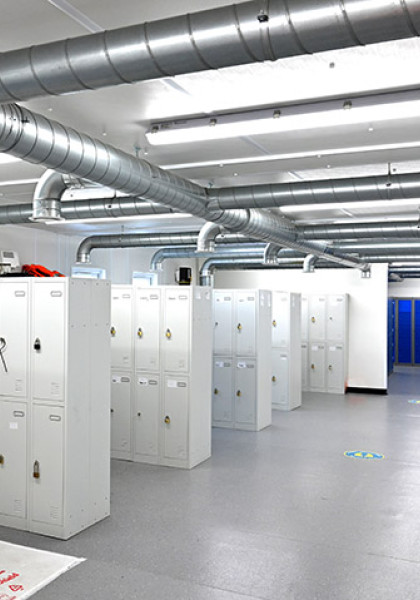 Modular Building Locker Room for HS2 rail
