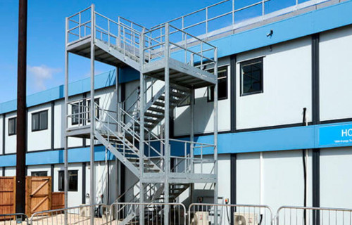 External Temporary Staircase